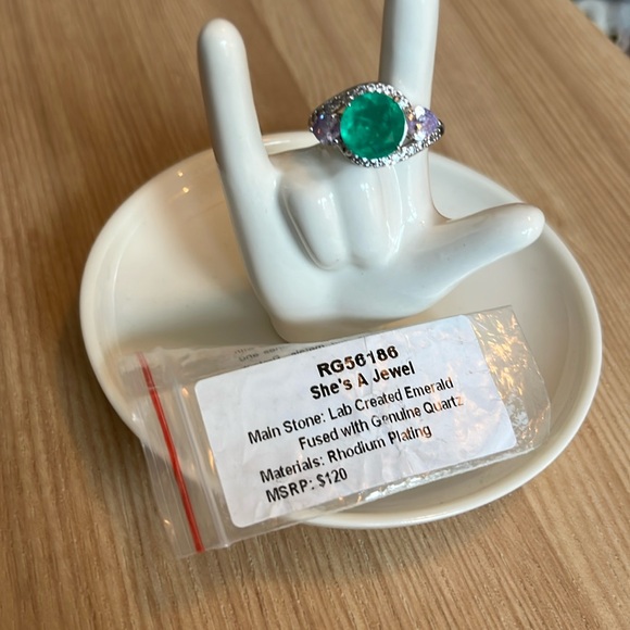 Bomb Party Ring - She’s A Jewel - Size 9 - Picture 3 of 3